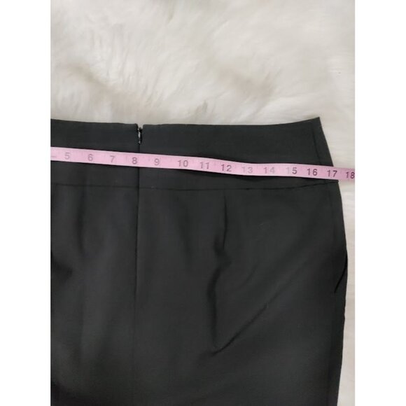 Express Design Studio Black Back Slit Career Mini Skirt Women's Size 10 NWT - Picture 8 of 10